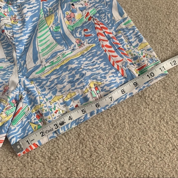 Lilly Pulitzer Get Nauti Regatta Style Flat Shorts - Picture 6 of 8